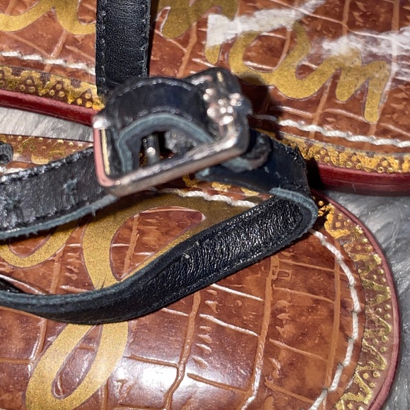 EUC Sam Edelman Beaded Shell Gabrielle Sandal Size 7 - Picture 7 of 11